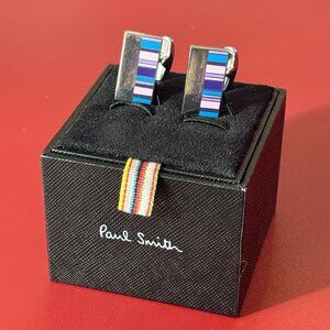 Paul Smith 'Pinstripe' designer cufflinks